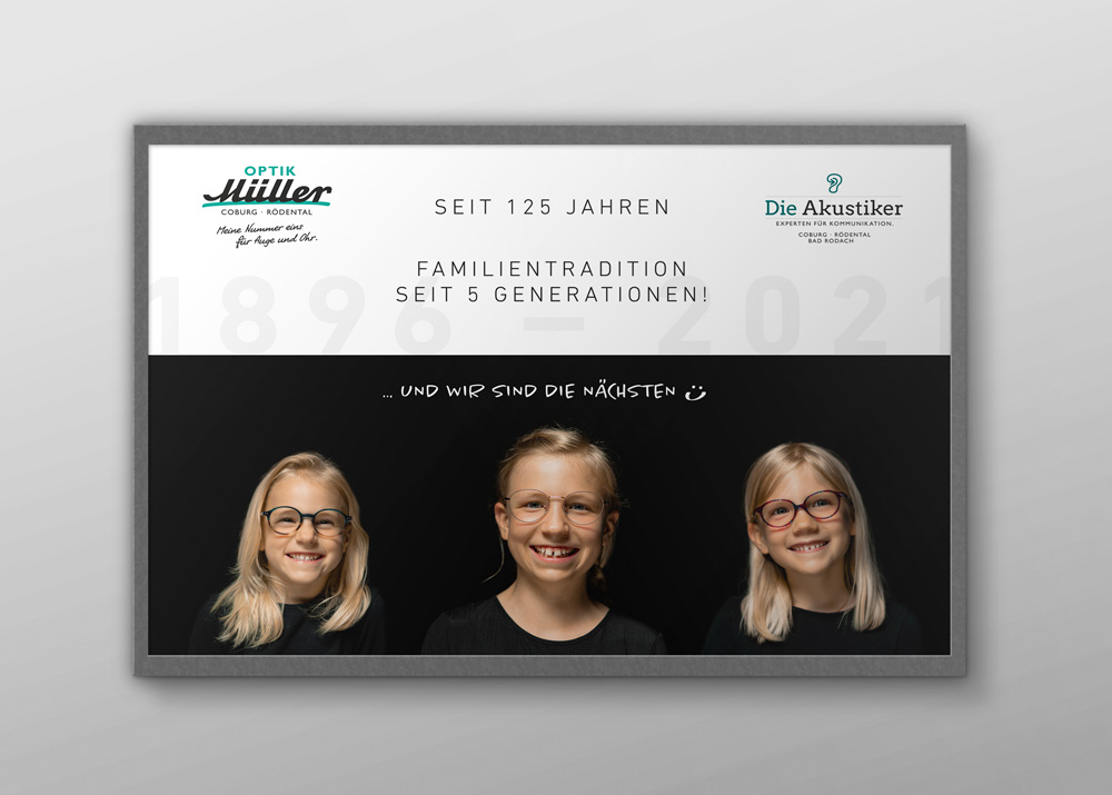 Optik Müller Großplakat Kids